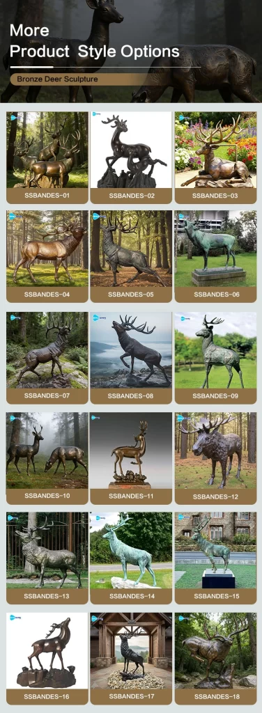 bronze deer