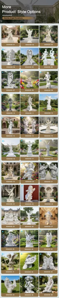 marble angel sculpture